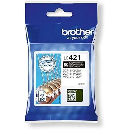 Cartouche d'encre Brother LC421 Noire (5 unités) - Brother