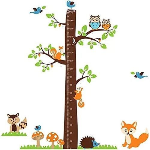 Sticker mural - Animaux - Écureuil - Coloré - Imperméable - Non toxique