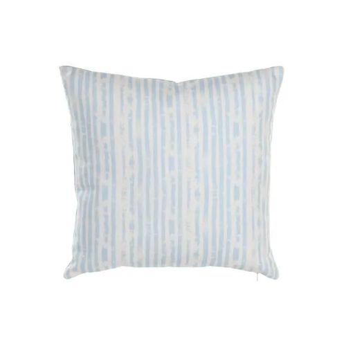 Coussin Rayures Bleu Blanc 45 X 15 X 45 Cm Méditerranéen