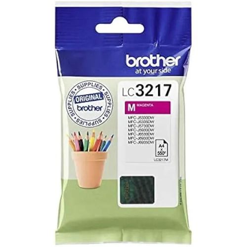Cartouche d'encre jet d'encre Brother LC3217M magenta pour MFCJ6530/MFCJ6935 - Rendement 550 pages