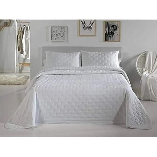 Couvre-Lit - Pierre Cardin - Blanc C4 - 105 Cm - Uni - Lavable
