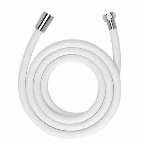 WENKO Tuyau de douche Design, flexible de douche, raccord universel ¿", plastique, L175 cm, Blanc