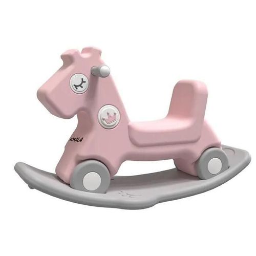 DEVESSPORT Cheval à Bascule KOHALA BABY avec Sons - Sécurité & Éveil Dès 18 Mois