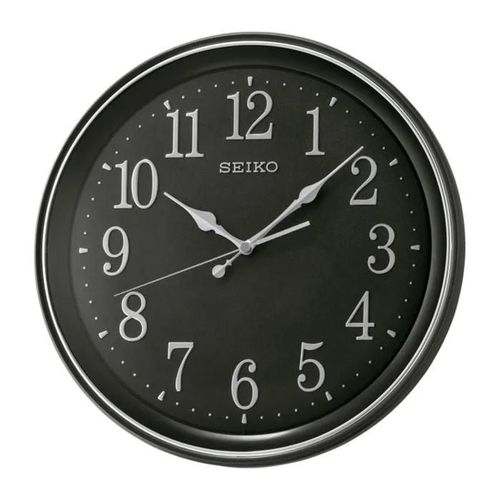 Horloge murale - SEIKO - QXA798K - Noir - 34 cm - Quartz japonais