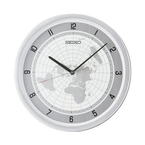 Horloge murale - SEIKO - QXA814A - Argenté - 36 cm - Quartz japonais