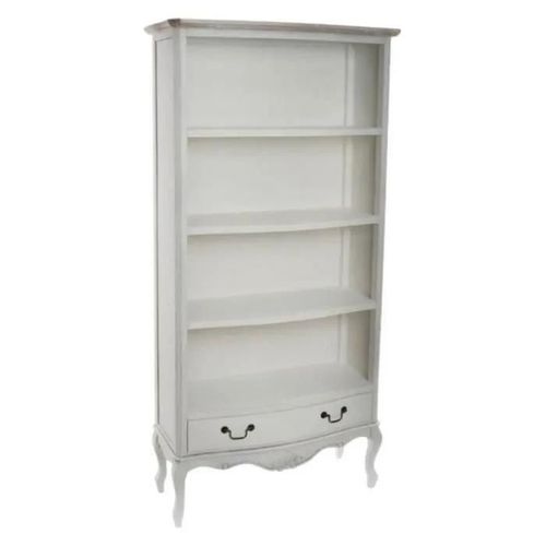 Bibliothèque En Bois - Marque - Modèle - Blanc - 180 Cm