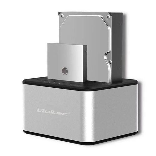 Qoltec Docking station 2xHDD/SSD, USB 3.0 - 5901878503165