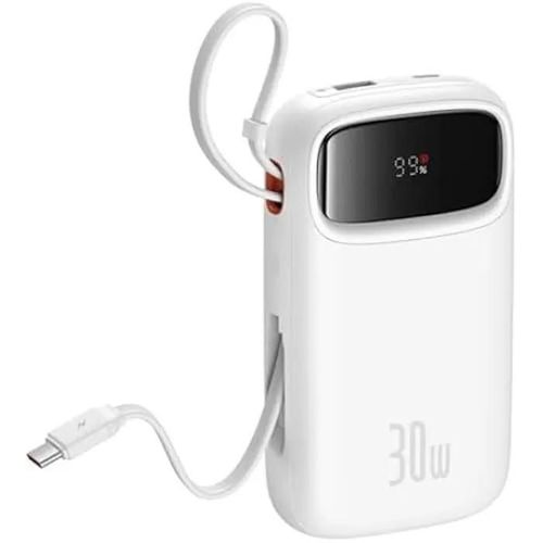 Powerbank - Baseus - Qpow 2 - 20000mah - 30w - 2xusb-C - Blanc