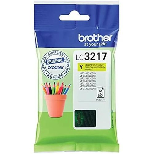 Cartouche d'encre Brother LC-3217Y Jaune - Technologie Ink Jet
