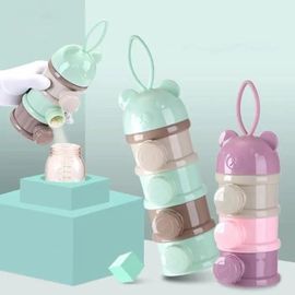 Doseur De Lait En Poudre Portable 4 Compartiments Pour Bébé - Vgeby
