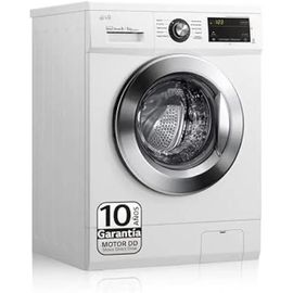 Lave-linge séchant LG F4J3TM5WD - Chargement frontal - 8 kg - Blanc - 1400 Tours/min