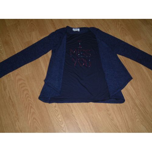 T-Shirt Gilet 12 Ans Neuf
