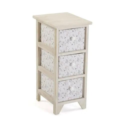 Caisson À Tiroirs Versa Lili Bois Mdf (30 X 56 X 25 Cm)