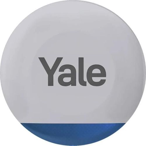 Sirène extérieure - YALE - Pour alarme intelligente - 100 dB et lumières LED clignotantes - Gris
