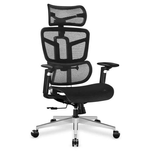 Chaise De Bureau - Mark Adler - Expert 9.5 - Ergonomique - Tissu Airmesh Hd - Noir