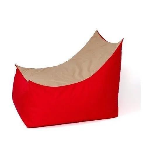Go Gift Tron Rouge-Beige Sako Bag Pouffe Xxl 140 X 90 Cm - 5905359294429