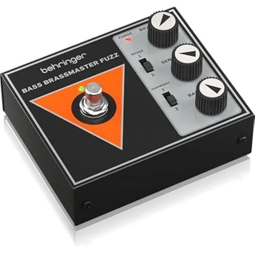 Pédale D'effets De Basse - Behringer - Bass Brassmaster Fuzz - Distorsion Basse - Compacte - Facile À Utiliser