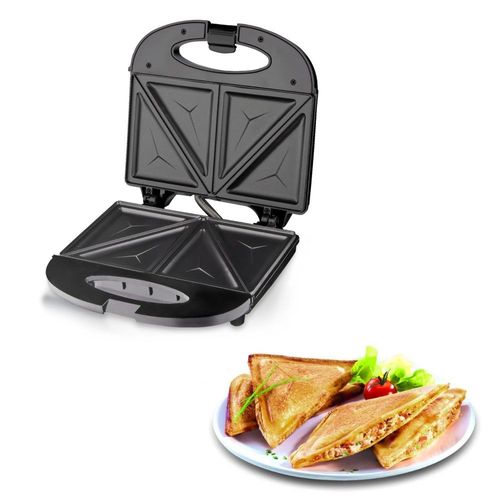 (A) Machine ¿¿ croque-monsieur, Rapide et puissante, Rangement facile, Rev¿ºtement antiadh¿¿sif, Verrouillage pour plus de s¿¿curit¿¿, Poign¿¿e r¿¿sistante ¿¿ la chaleur