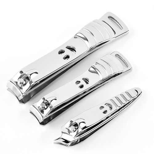 Lot De 3 Coupe-Ongles En Acier Inoxydable Pour Hommes Et Femmes