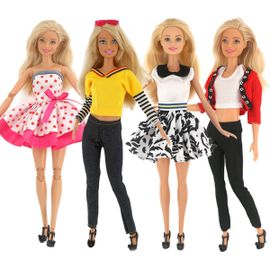 Costume de mode Barbie, 4 pi¿¿ces, 4 accessoires de poup¿¿e, pour ch