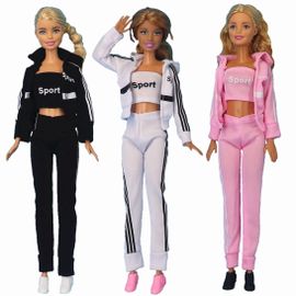 Costume de mode Barbie, 3 pi¿¿ces, 12 accessoires de poup¿¿e, pour c