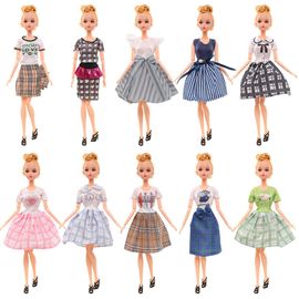 Costume de mode Barbie, 10 pi¿¿ces, 10 accessoires de poup¿¿e, pour
