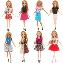 Costume de mode Barbie, 10 pi¿¿ces, 10 accessoires de poup¿¿e, pour