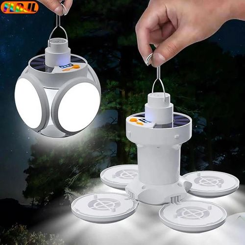Lampe De Recherche Solaire ¿¿ Led Pour Tente De Randonn¿¿E En Plein Air
