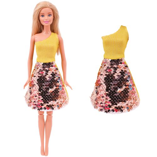 Robe de poup¿¿e longue, tenue d¿¿contract¿¿e et douce, L296