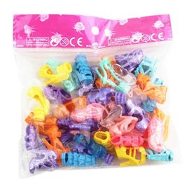20 accessoires pour poup¿¿e Barbie, jouet, mat¿¿riel de bricolage, sac, chaussures de poup¿¿e