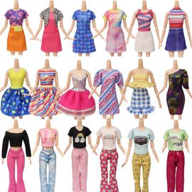 18 pi¿¿ces de v¿ºtements de poup¿¿e Barbie, accessoires de poup¿¿e, jouets pour filles