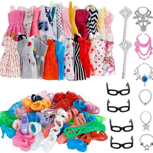 82 ensembles d'accessoires pour poup¿¿e Barbie de 30 cm V¿ºtements pour enfants