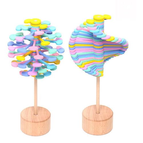 Jouet de d¿¿compression en forme de sucette en spirale en bois