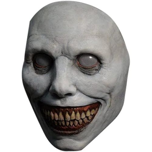 Gris, Masque D'halloween Universel Horreur Horreur Halloween D¿¿Mon Souriant Horreur Clown Cosplay Halloween D¿¿Mon Carnaval Cosplay Accessoires Adapt¿¿ Aux Hommes Et Aux Femmes,