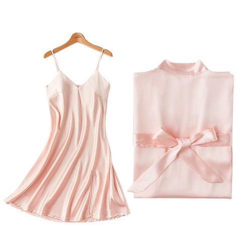 Chemise De Nuit Femme Avec Pyjama Suspendu En Bas Demoiselle D'honneur Mariage