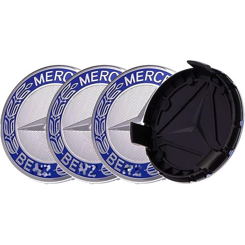 Enjoliveurs De Moyeu De Voiture 75 Mm, En Aluminium Abs, Cache-Moyeu Central De Jante Avec Logo V1