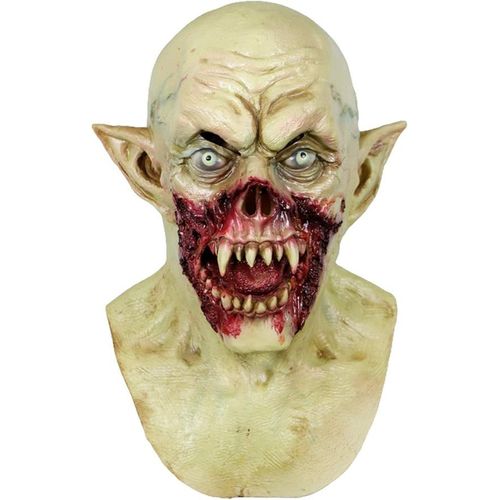 Masque De Vampire Effrayant Dracula Monstre Halloween Costume F¿ºte Horreur D¿¿Mon Zombie (Jaune Terreux)