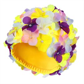 Bonnet De Bain Tendance Fait Main Avec P¿¿Tales De Fleurs Pour Femme