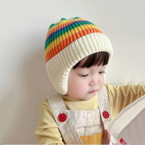 Bonnet Pour Enfant Automne Et Hiver Bonnet En Tricot Cor¿¿En Couleur W