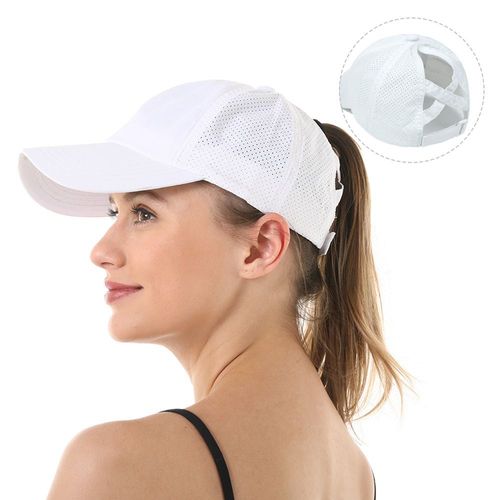 Casquette De Baseball Ajustable ¿¿ Queue De Cheval Crois¿¿E Pour Femme