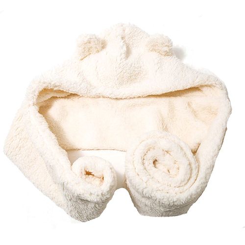 Bonnet Et ¿¿Charpe ¿¿ Oreilles D'ours Pour Femme, Tout-En-Un, Mignon Et Double