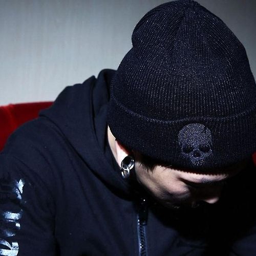 Bonnet D'hiver Chaud Pour Homme, Imprim¿¿ T¿ºte De Mort, Tricot¿¿ Au Crochet