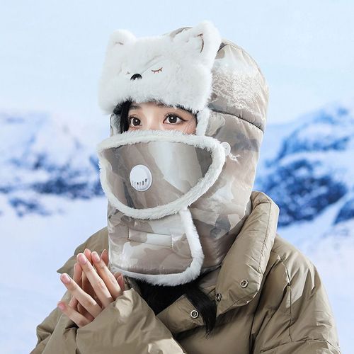 Chapeau Fox Lei Feng - Kaki Automne Et Hiver Peluche ¿¿Paissie C