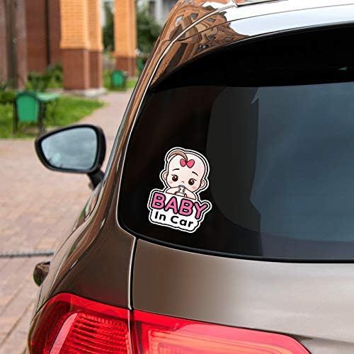 Autocollant Pour Int¿¿Rieur De Poussette Pour Fille, Autocollant Amovible Pour Panneau D'affichage De S¿¿Curit¿¿, Autocollant Pour Fen¿¿Tre De Voiture Pour B¿¿B¿¿ (Fille)