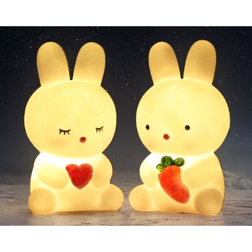 Veilleuse B¿¿B¿¿ Lapin, Jouet Veilleuse En Silicone Pour D¿¿Coration Et Cadeaux