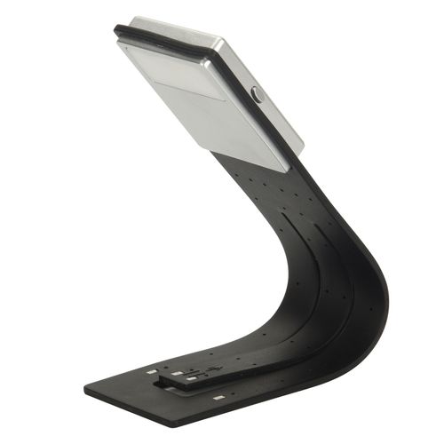 Lampe de lecture LED rechargeable avec 4 niveaux de luminosit¿¿ r¿¿glables et pliables pour lecture nocturne avec clips de lampe magn¿¿tiques pour livres, tablettes, iPad, ordinateurs portables, etc.