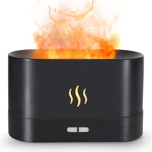 Diffuseur d'air ¿¿ flamme, humidificateur, aromatique portable et silencieux