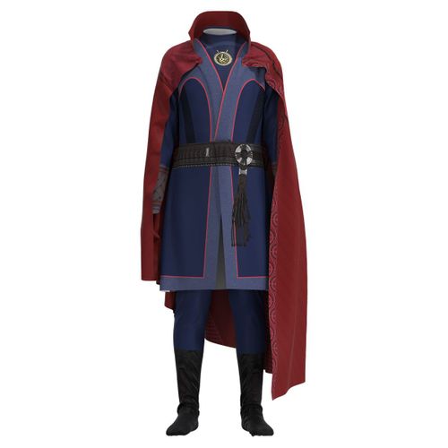 1 Ensemble De Costumes Dr. Strange, V¿¿Tements + Cape, V¿¿Tements Pour Enfants (130 Cm)