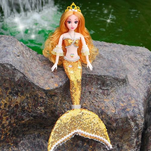 Poup¿¿es princesse sir¿¿ne Golden Lejiafen Tongle pour enfants et filles
