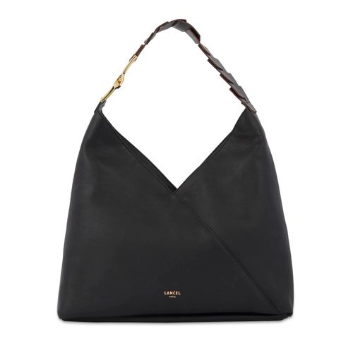 Sac Hobo zippé Pagode de Lancel A12510JZTU Noir